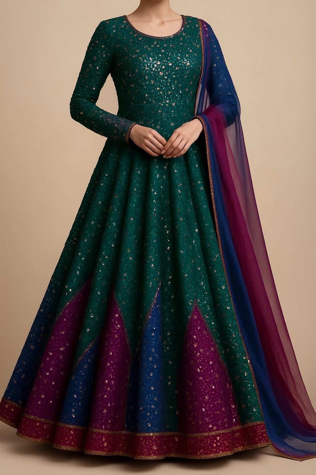 elegant party wear for women in kerala